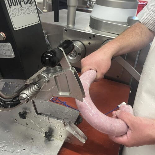 Herstellung der Wurstwaren